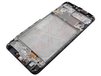 Pantalla Service Pack super AMOLED negra con marco para Samsung Galaxy m22, sm-m225